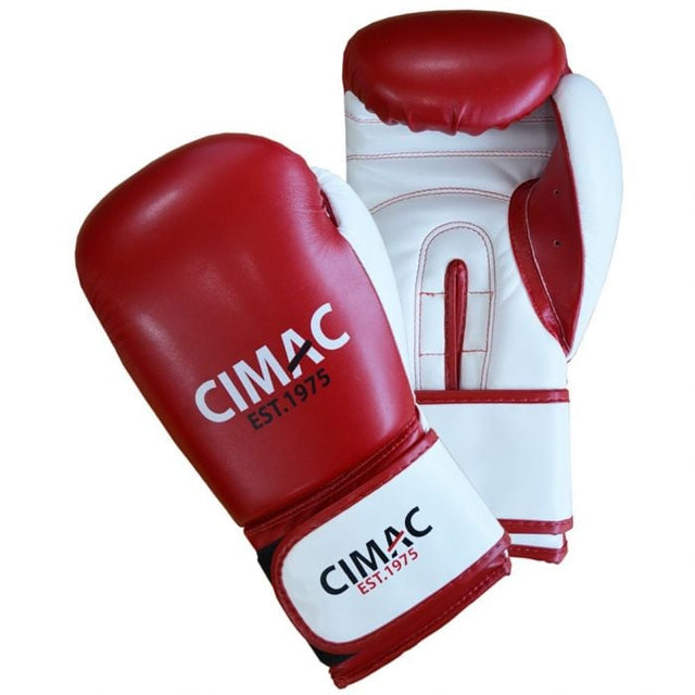 CIMAC P.U BOXING GLOVES RED 16oz