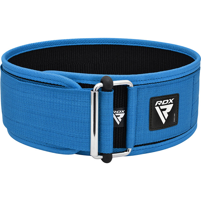 WEIGHT LIFTING STRAP BELT RX1 BLUE-M - BLUE,MEDIUM