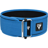 WEIGHT LIFTING STRAP BELT RX1 BLUE-M - BLUE,MEDIUM