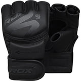 GRAPPLING GLOVE F15 MATTE BLACK-L - Large