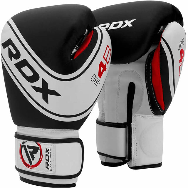 BOXING GLOVE KIDS WHITE/BLACK 4oz - WHITE/BLACK,4OZ