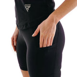 SWEAT WOMEN'S SHORTS W1 BLACK-2XL - BLACK,2XL