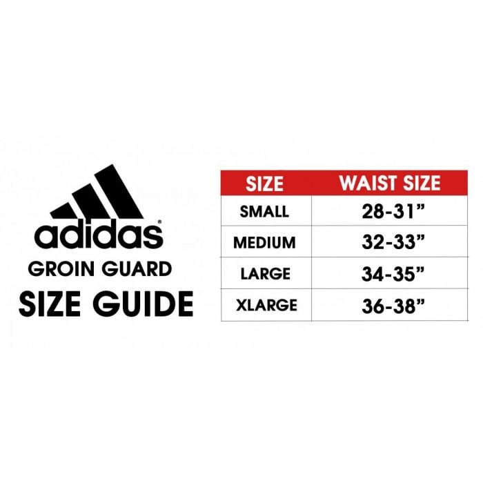 ADIDAS L/W GROIN GUARDS MEDIUM