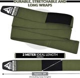 GYM KNEE WRAPS K1 ARMY GREEN - ARMY GREEN