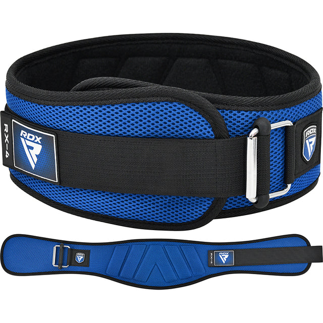 WEIGHT LIFTING BELT EVA CURVE RX4 BLUE-S - Small