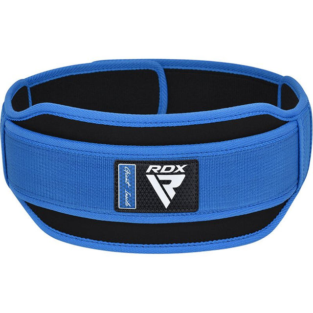 WEIGHT LIFTING DOUBLE BELT RX5 BLUE-S - Small