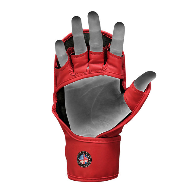 GRAPPLING GLOVES SHOOTER AURA PLUS T-17 RED/BLACK-S - Small