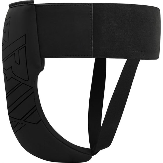 GROIN GUARD REX F6 MATTE BLACK-L - LARGE