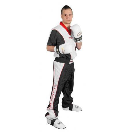 TOP TEN Kickboxing Uniform Adult - (1608-1628A) - Blue/Black - 160cm - Blue/Black,160cm