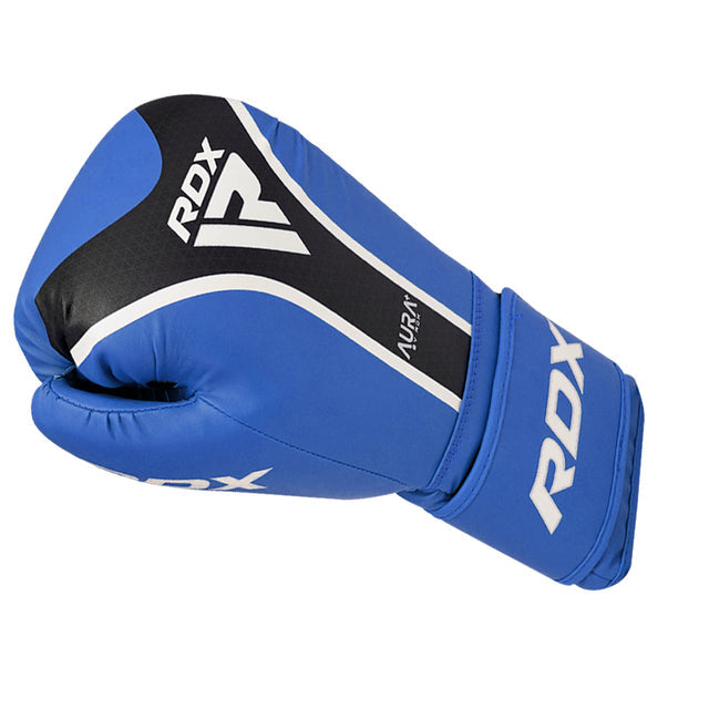 BOXING GLOVE AURA PLUS T-17 BLUE/BLACK-10OZ - 10oz