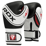 BOXING GLOVE KIDS WHITE/BLACK 6oz - WHITE/BLACK,6OZ