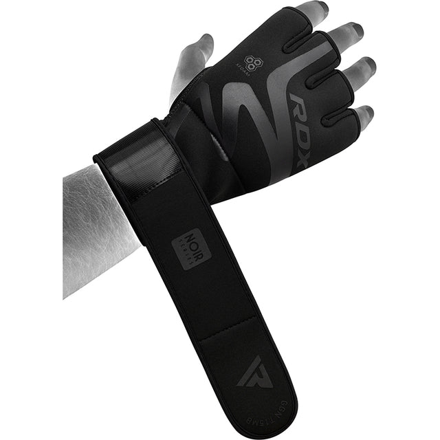 GRAPPLING GLOVE NEOPRENE T15 MATTE BLACK-L - Large