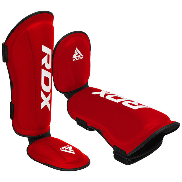 SHIN INSTEP MOLDED KING RED/WHITE-XL - RED/WHITE,XL