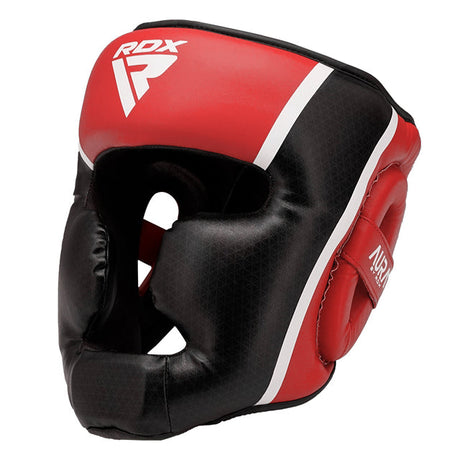 HEAD GUARD AURA PLUS T-17 RED/BLACK-S - Small