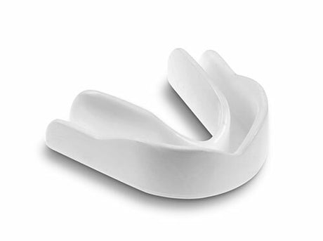 Kicksport Mouth Guard with Case - Single SENIOR (KSMGSS) - White - White