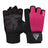 GYM WEIGHT LIFTING GLOVES W1 HALF PINK PLUS-S - PINK,SMALL