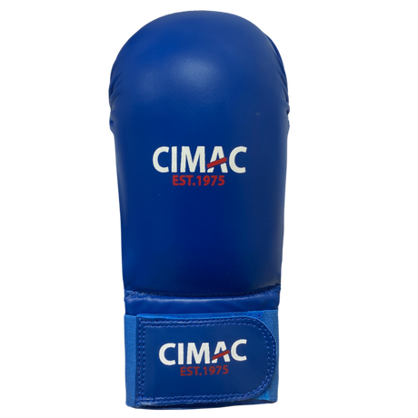 CIMAC KARATE MITTS WITH THUMB BLUE JNR