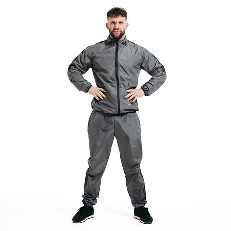 CLOTHING SAUNA SUIT C1 GRAY-S - GRAY,SMALL