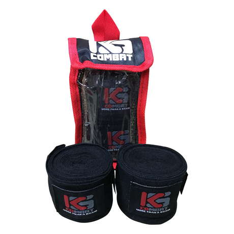 Hand Wraps Kicksport 350cm (KSHW350) - Black - Black