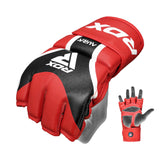 GRAPPLING GLOVES AURA PLUS T-17 RED/BLACK-S - Small