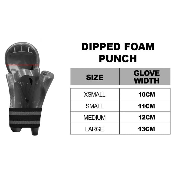 GLOVE D/FOAM  BLK SMALL