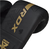 BOXING BAG MITTS F6 MATTE GOLDEN - GOLDEN