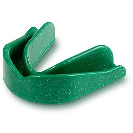 Kicksport Mouth Guard with Case - Single SENIOR (KSMGSS) - Green Sparkle