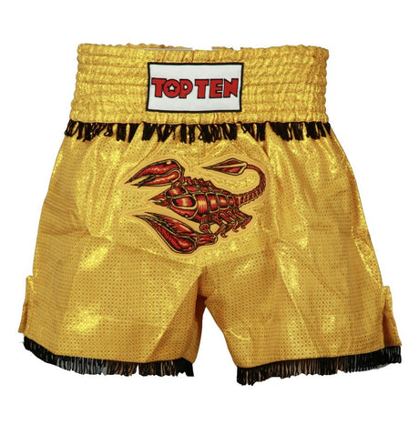 TOP TEN Thai Boxing Shorts "Scorpion" (1860-12) - 160cm - 160cm