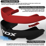 MOUTH GUARD ADULT BLACK/RED - BLACK/RED,ADULT