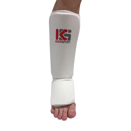 Shin-Instep Cloth Support by Kicksport Adult - White - Medium - White,Medium