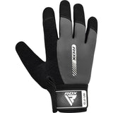 GYM WEIGHT LIFTING GLOVES W1 FULL GRAY-M - GRAY,MEDIUM