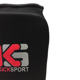 Kicksport Shin Supports Elasticated - Black Adult - Medium - Medium