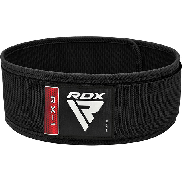 WEIGHT LIFTING STRAP BELT RX1 BLACK-XL - BLACK,XL