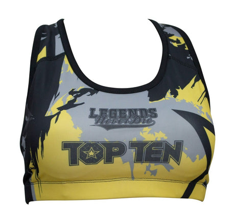 TOP TEN Sports Bra "Vikings" Yellow (0096-92) - Small - Small