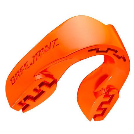 SafeJawz Intro Series Mouth Guards (KSSJIS) - Fluro Orange,Senior