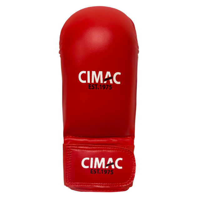 CIMAC KARATE MITTS NO THUMB RED SNR