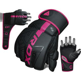 GRAPPLING GLOVES F6 MATTE PINK-S - SMALL