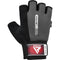 GYM WEIGHT LIFTING GLOVES W1 HALF GRAY-XL - GRAY,XL