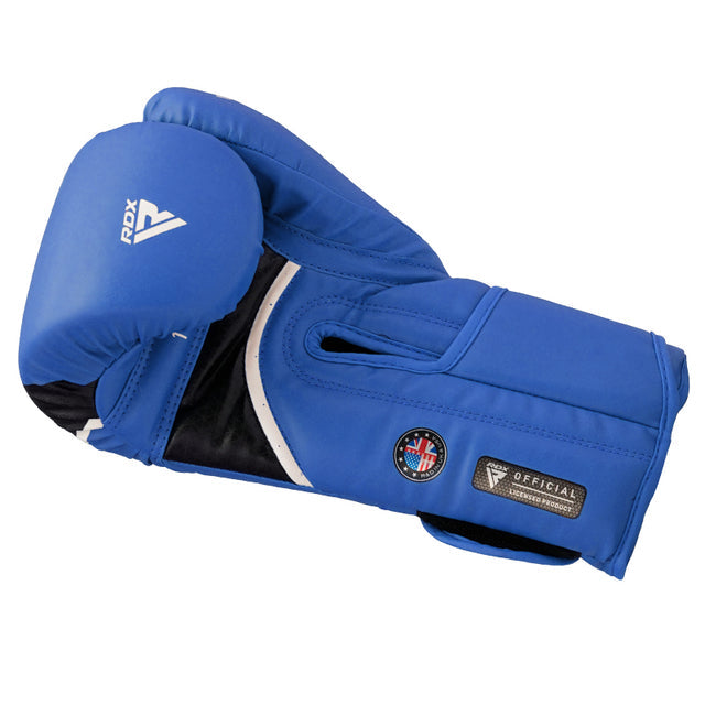 BOXING GLOVE AURA PLUS T-17 BLUE/BLACK-10OZ - 10oz