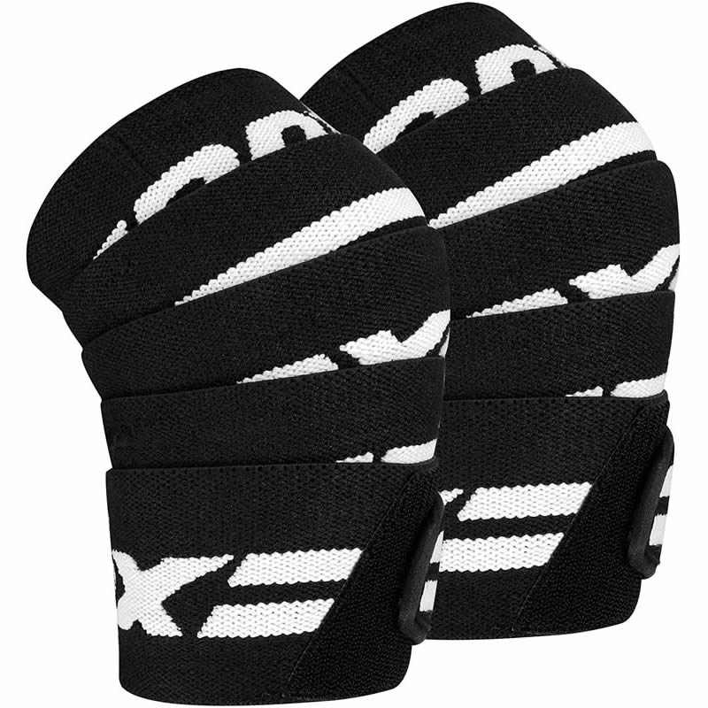 GYM KNEE WRAP BLACK - BLACK