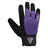 GYM WEIGHT LIFTING GLOVES W1 FULL PURPLE PLUS-S - PURPLE,SMALL