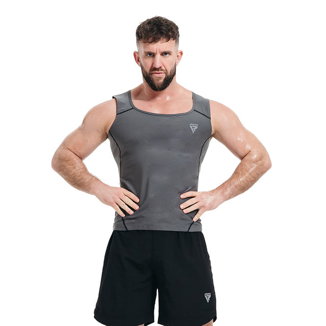 SWEAT VEST MENS M1 GREY-2XL - GREY,2XL