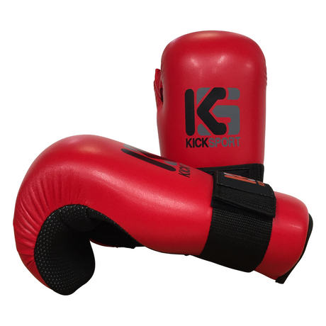 Kicksport Point Fighter Gloves "Fight" - Red Adult - M - M