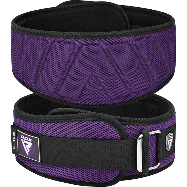 WEIGHT LIFTING BELT EVA CURVE RX4 PURPLE-XS - XS