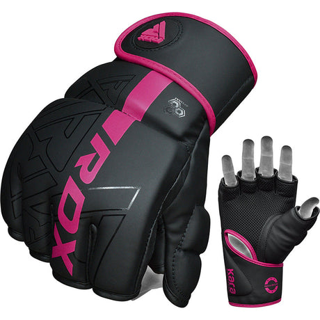 GRAPPLING GLOVES F6 MATTE PINK-L - LARGE