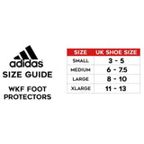 ADIDAS FOOT PROTECTERS RED SM