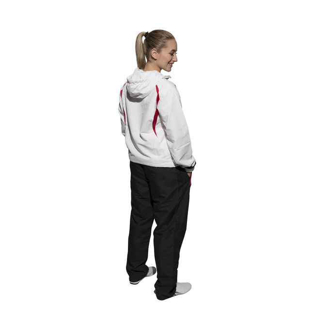 HAYASHI Fitness Suit Premium - ADULT - White/Red/Black (887-4) - 160cm S - 160cm S