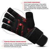 GYM GLOVE MICRO RED/BLACK PLUS-XL - XL