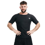 SWEAT T-SHIRT MENS M1 BLACK-L - BLACK,LARGE