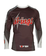 TOP TEN MMA Rash Guard "Vikings" Black (14131-9) - S - S